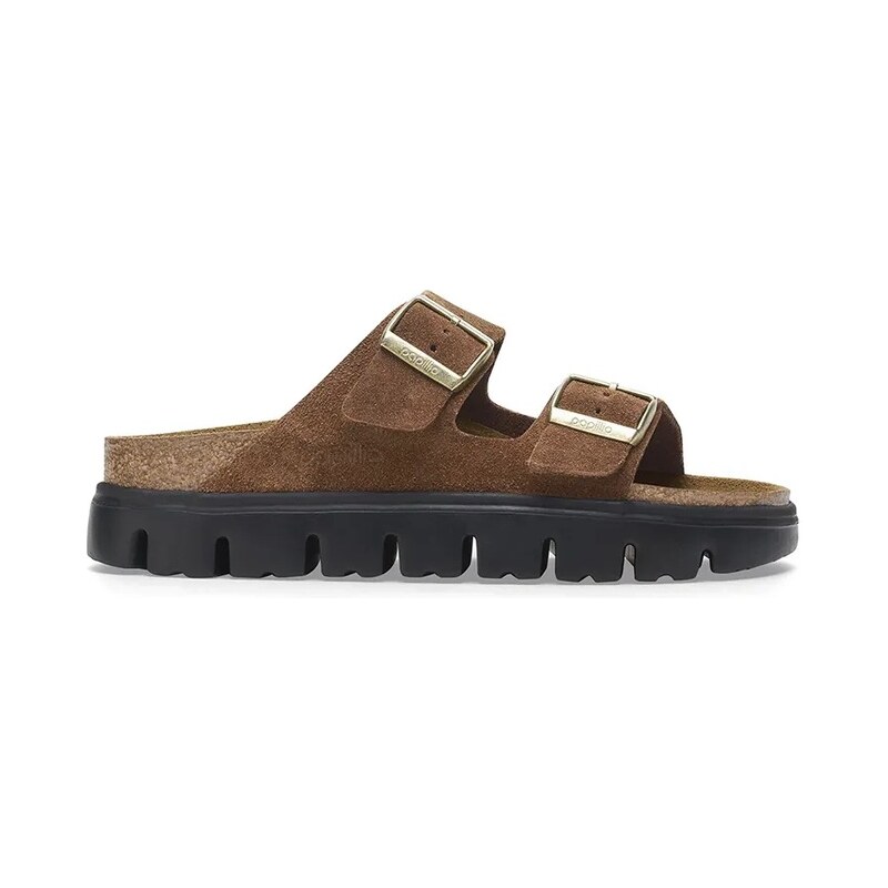 Semišové šľapky Birkenstock Arizona Chunky Birkenstock x Papillio 62708010