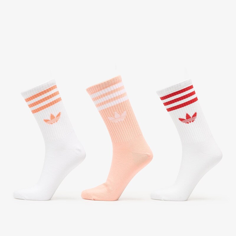 adidas Originals adidas 3S Crew Socks 3-Pack White/ White S 67246781
