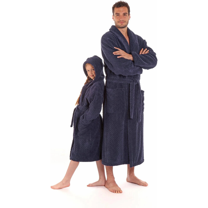 Pánsky župan Athena 2116 Dark Blue - Vestis 67247466