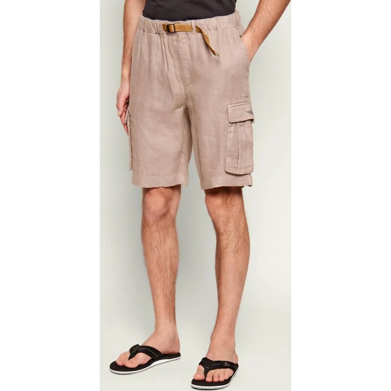 Aeronautica Militare Ľanové šortky | regular fit 67243039