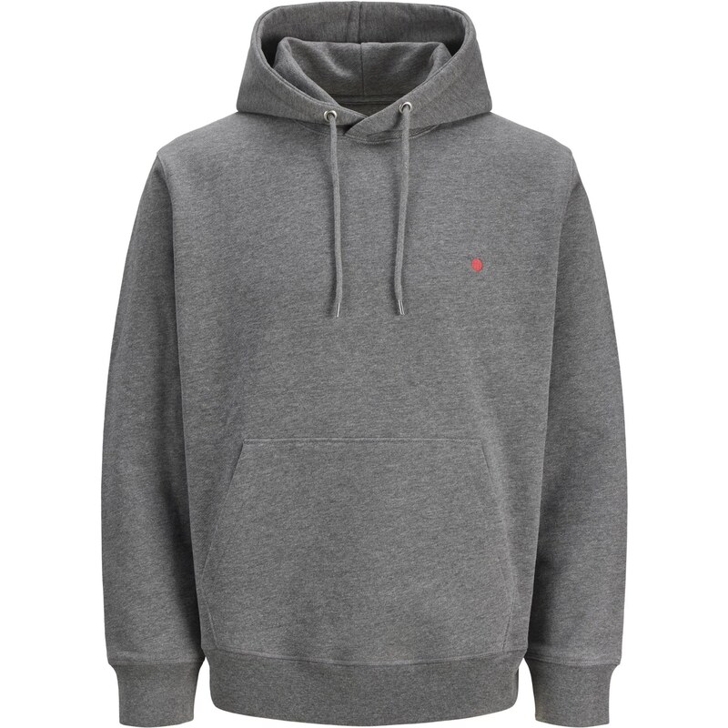 R.D.D. ROYAL DENIM DIVISION Mikina RDDKALID sivá melírovaná / červená 67251012