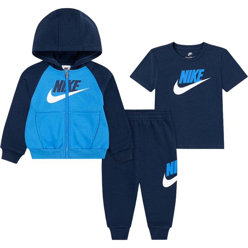 Nike Sportswear Set námornícka modrá / azúrová / biela 67251111