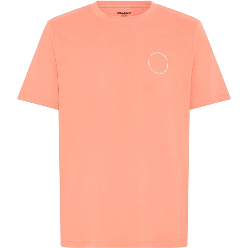 BLEND Tričko BHKAIN koralová / biela 67251122