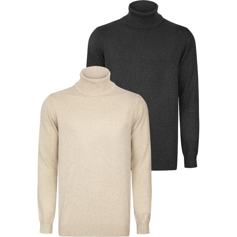 Felix Hardy Sveter béžová / antracitová 67251200