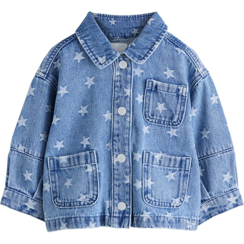 Next Prechodná bunda Stern modrá denim / svetlomodrá 67251310
