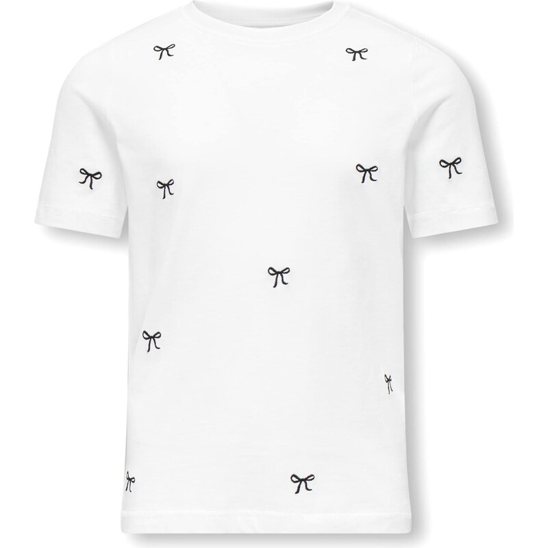 ONLY GIRLS Tričko KOGKETTY čierna / biela 67251334