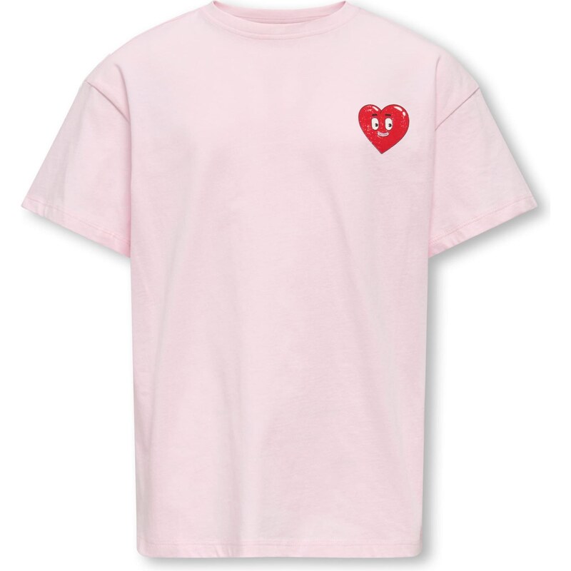 ONLY GIRLS Tričko KOGEROS ružová / červená / čierna / biela 67251329