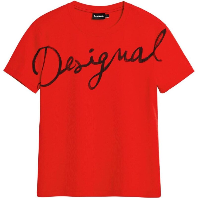 Desigual Tričko krvavo červená / čierna 67251402