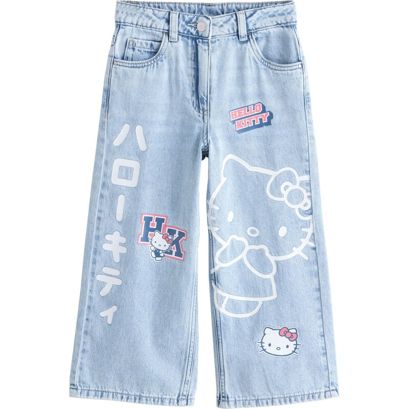 Next Džínsy svetlomodrá / ružová / biela 67252540