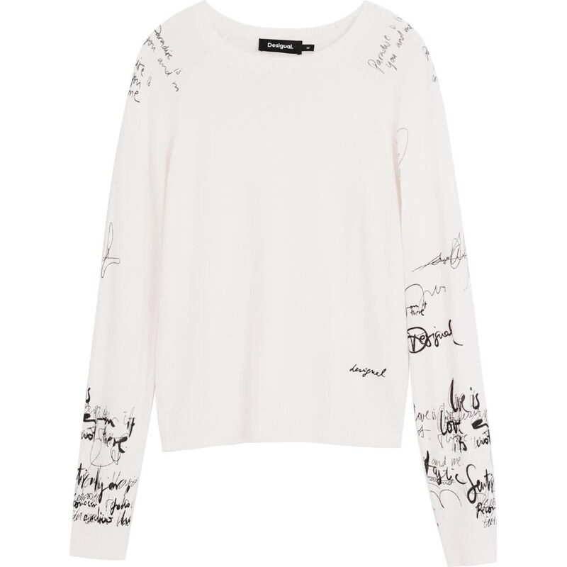 Desigual Sveter čierna / biela 67252587