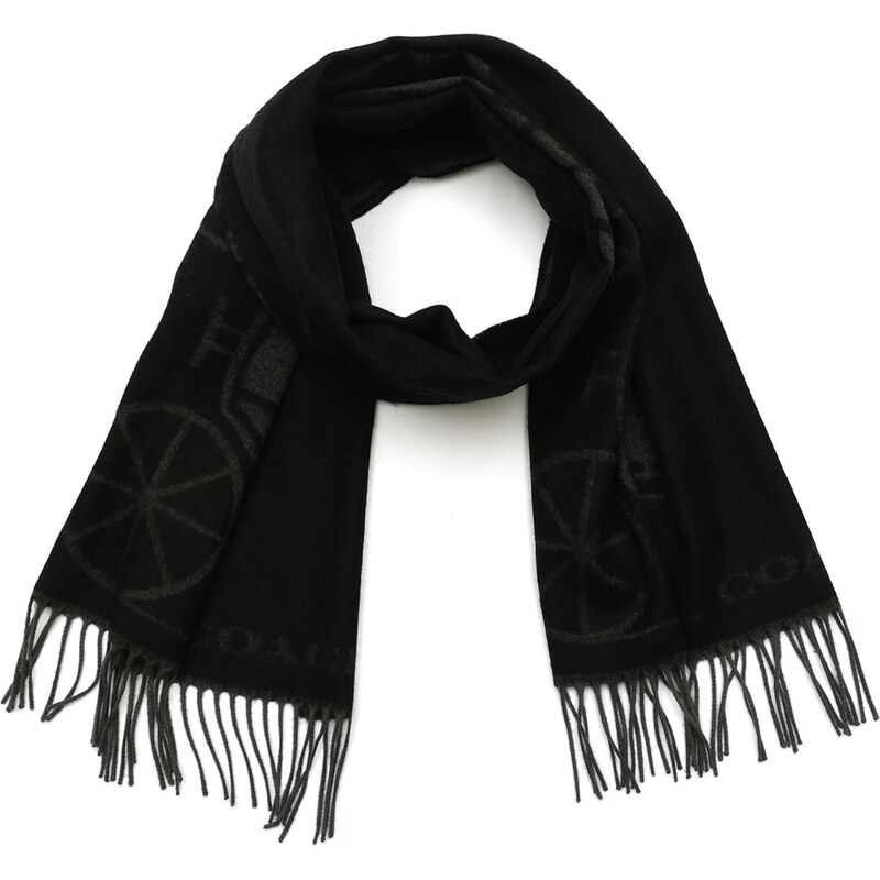 COACH Šál tmavosivá / čierna 67252641