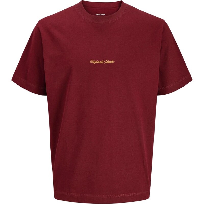 JACK & JONES Tričko JORNorrebro sépiová / vínovo červená 67252652
