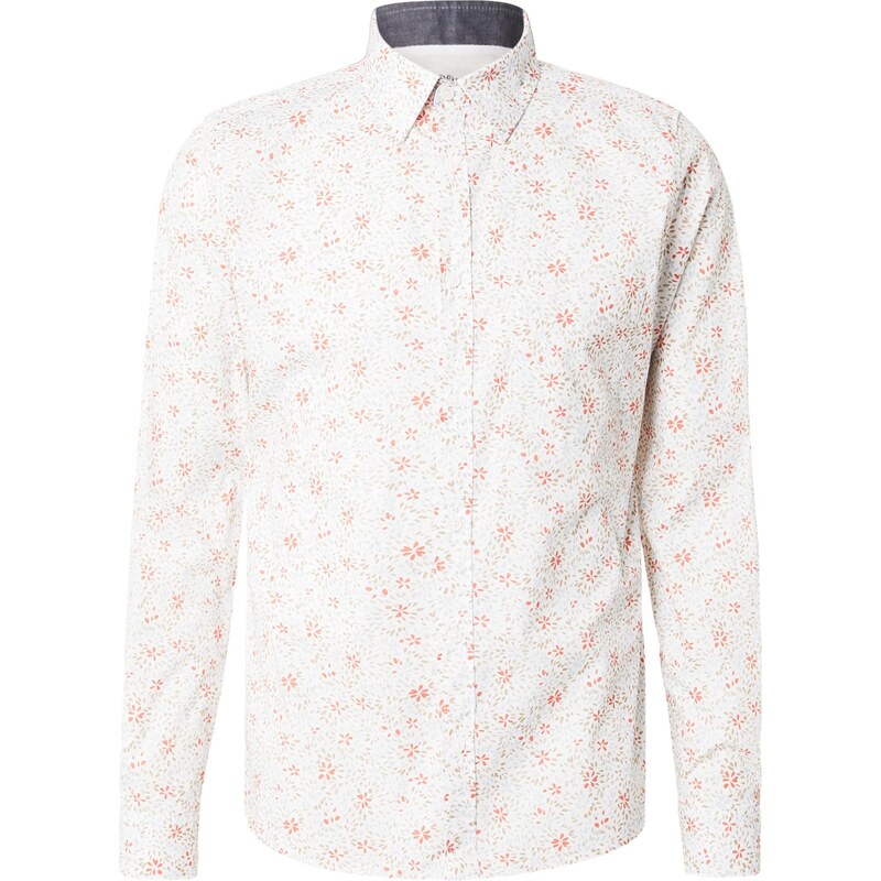 s.Oliver Košeľa tmavobéžová / pastelovo modrá / červená / biela 67252736