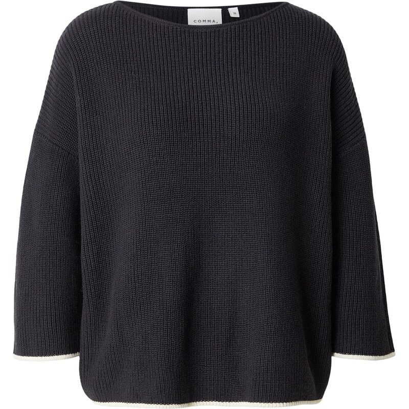 COMMA Sveter námornícka modrá / biela 67252737