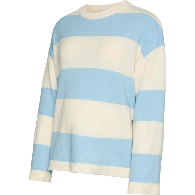 MAMALICIOUS Sveter MLMONIA VITA nebesky modrá / biela ako vlna 67252750