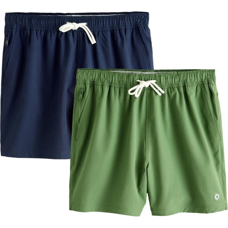 Next Plavecké šortky Core Essential tmavomodrá / zelená 67252748