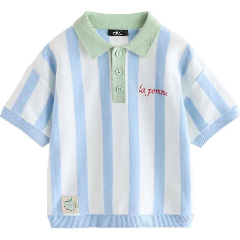 Next Sveter modrá / zelená / biela 67252782