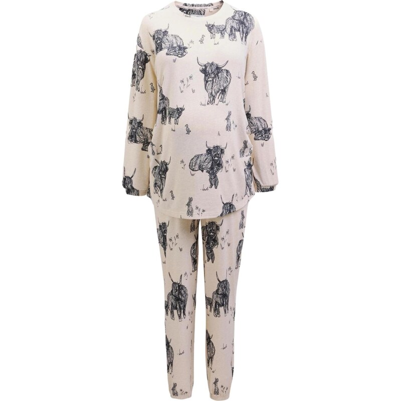 Next Pyžamo nebielená / čierna 67267149