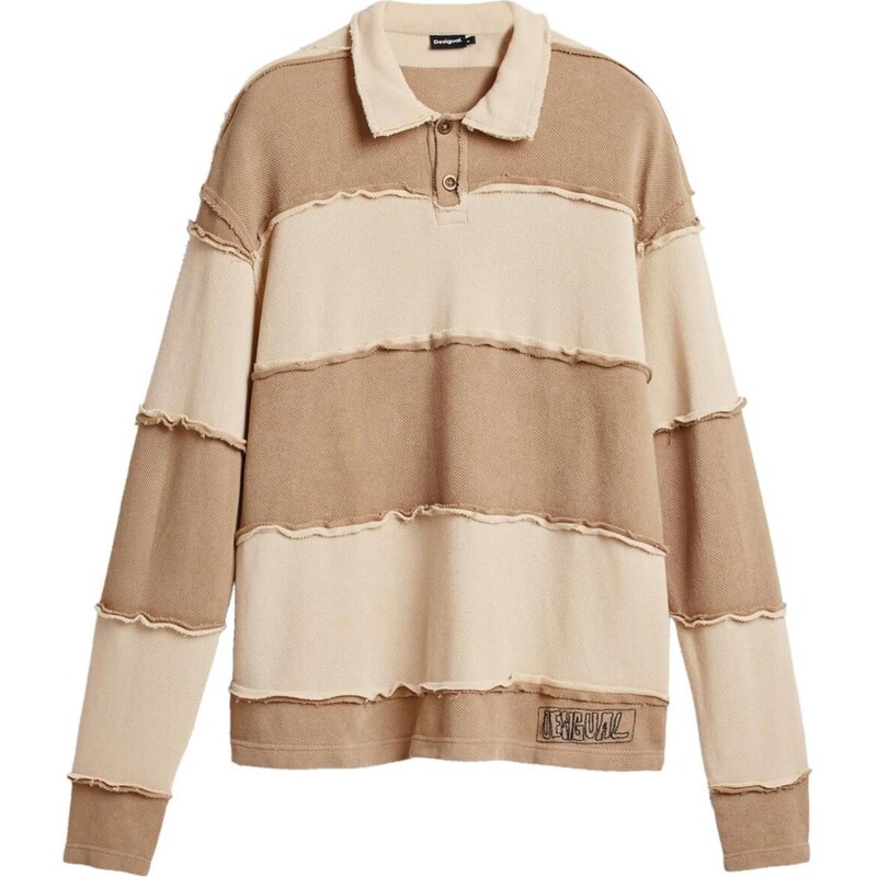 Desigual Tričko farba ťavej srsti / svetlobéžová 67252814