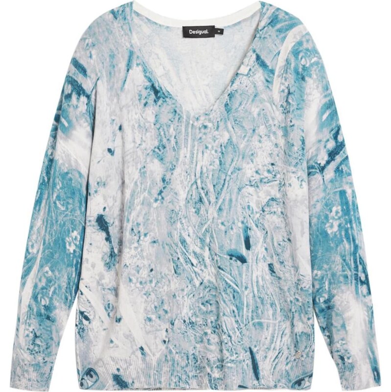 Desigual Mikina modrá / biela 67252811