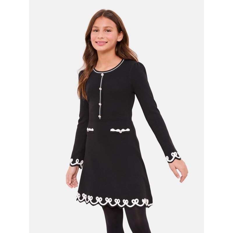 Lipsy Šaty čierna / biela 67252842