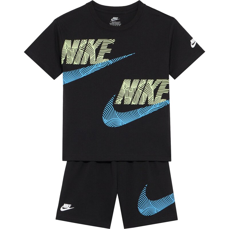 Nike Sportswear Set azúrová / pastelovo zelená / čierna / biela 67252885