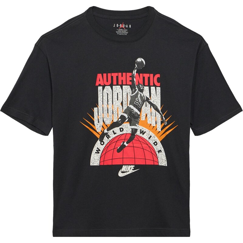 Jordan Tričko oranžová / červená / čierna / biela 67252907