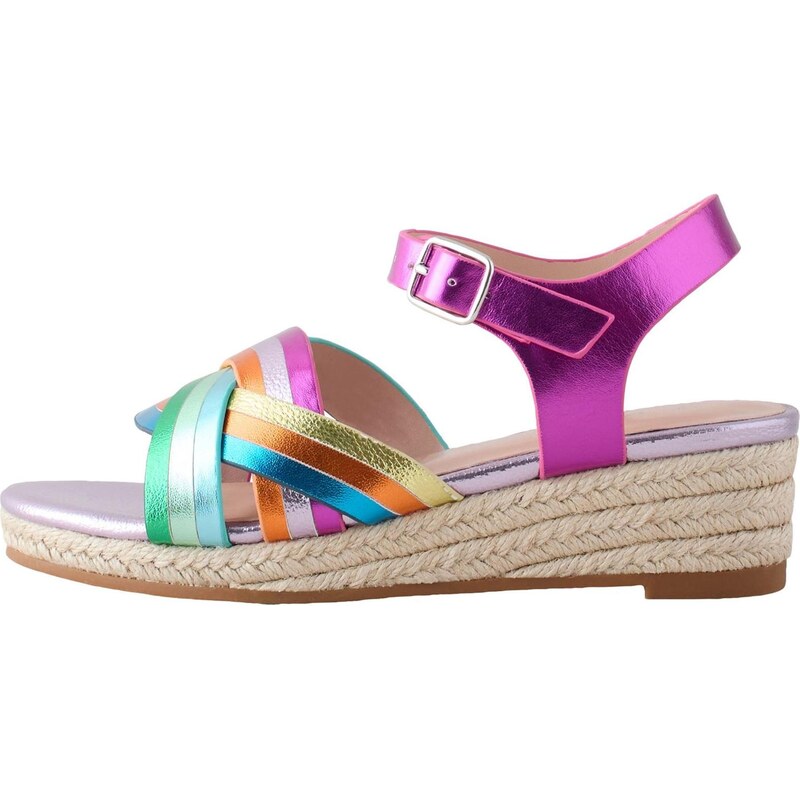 Next Sandále zlatá žltá / zelená / oranžová / fuksia 67252940