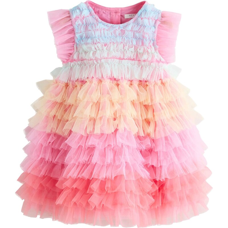 Next Šaty nebesky modrá / mätová / púdrová / staroružová 67253022