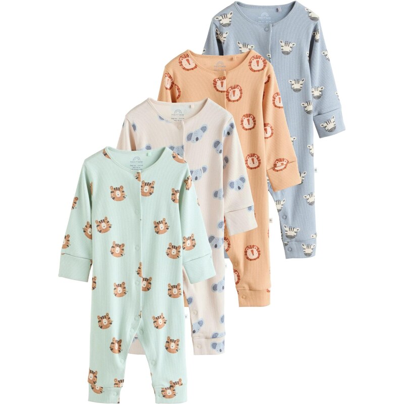 Next Pyžamo krémová / modrosivá / mätová / marhuľová 67252982