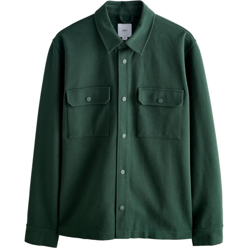 Next Košeľa tmavozelená 67253008