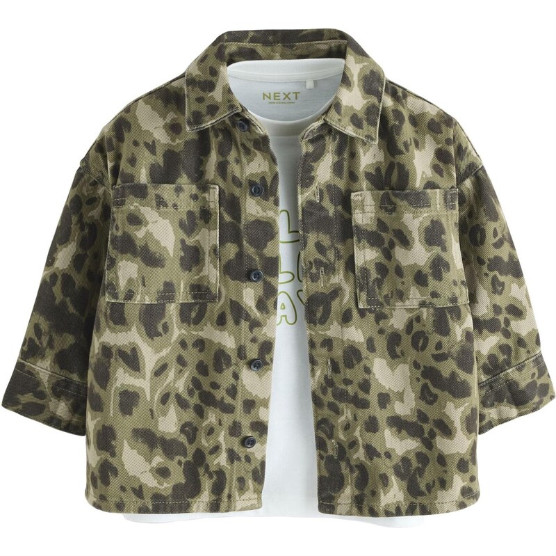 Next Set béžová / zelená / tmavozelená / čierna 67253131