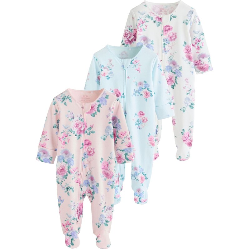 Next Pyžamo mätová / ružová / purpurová / biela 67253135