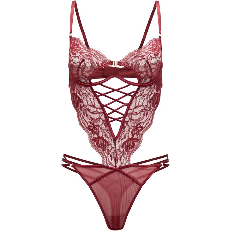 Hunkemöller Body Greta červená 67253188