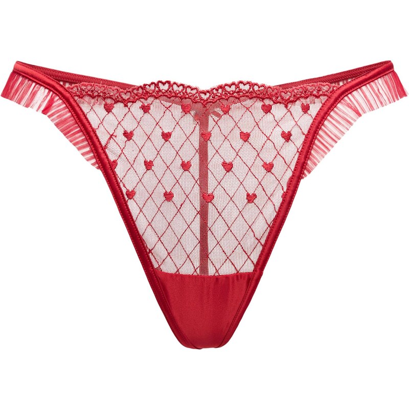 Hunkemöller Tangá Cordelie krvavo červená 67253189