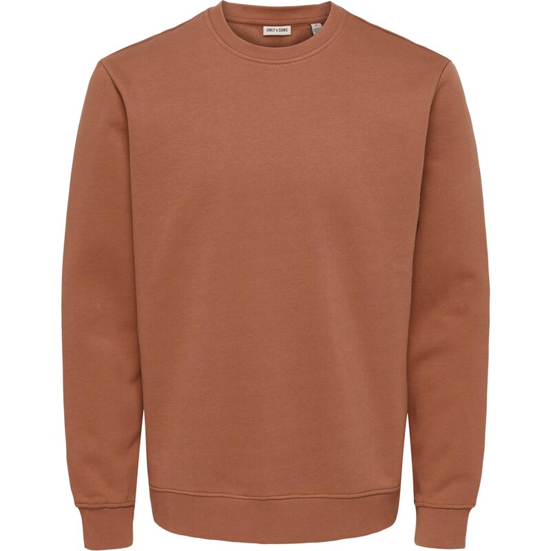 Only & Sons Mikina ONSConnor hrdzavohnedá 67253228
