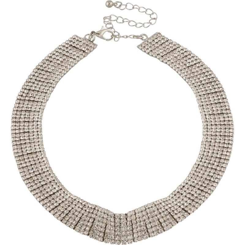 ABOUT YOU Retiazka strieborná / priehľadná 67253278