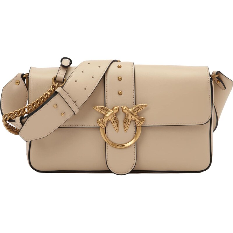 PINKO Taška cez rameno LOVE ONE CLASSIC béžová 67253293