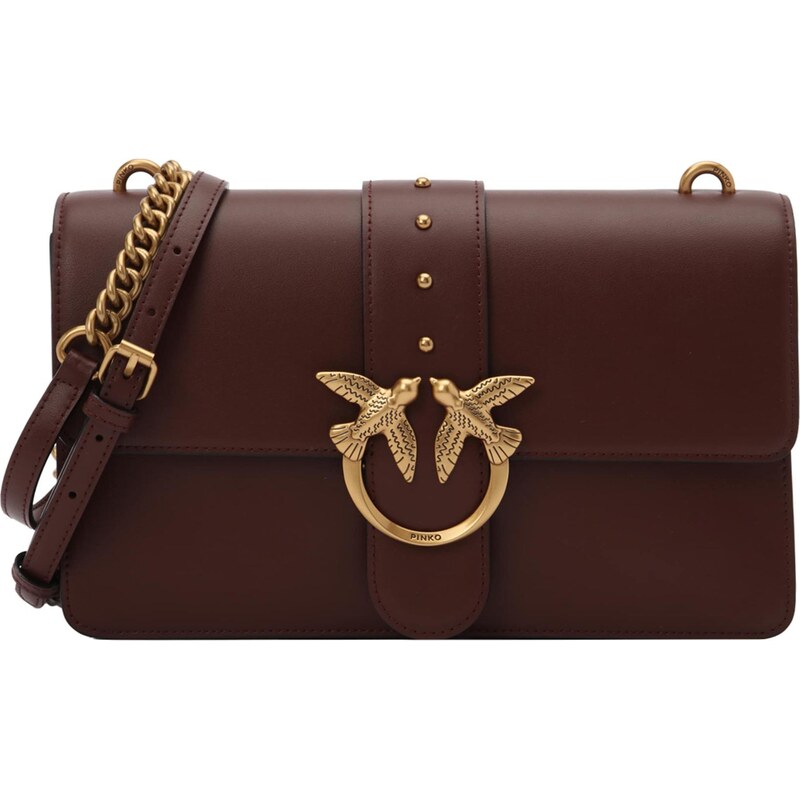PINKO Taška cez rameno Love burgundská 67253295