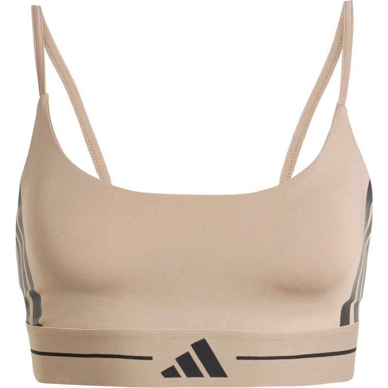 ADIDAS PERFORMANCE Športová podprsenka HYG kapučíno / čierna 67253315