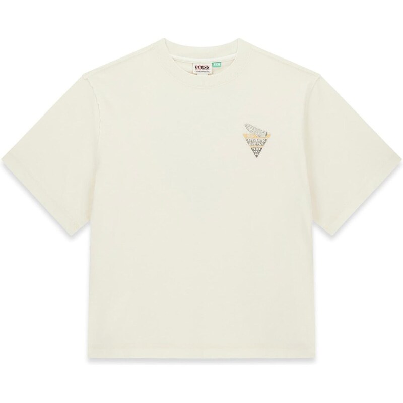 GUESS Originals Tričko piesková / šafránová / tmavosivá 67253401