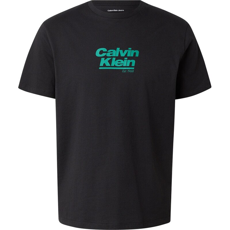 Calvin Klein Jeans Tričko zelená / čierna 67253467