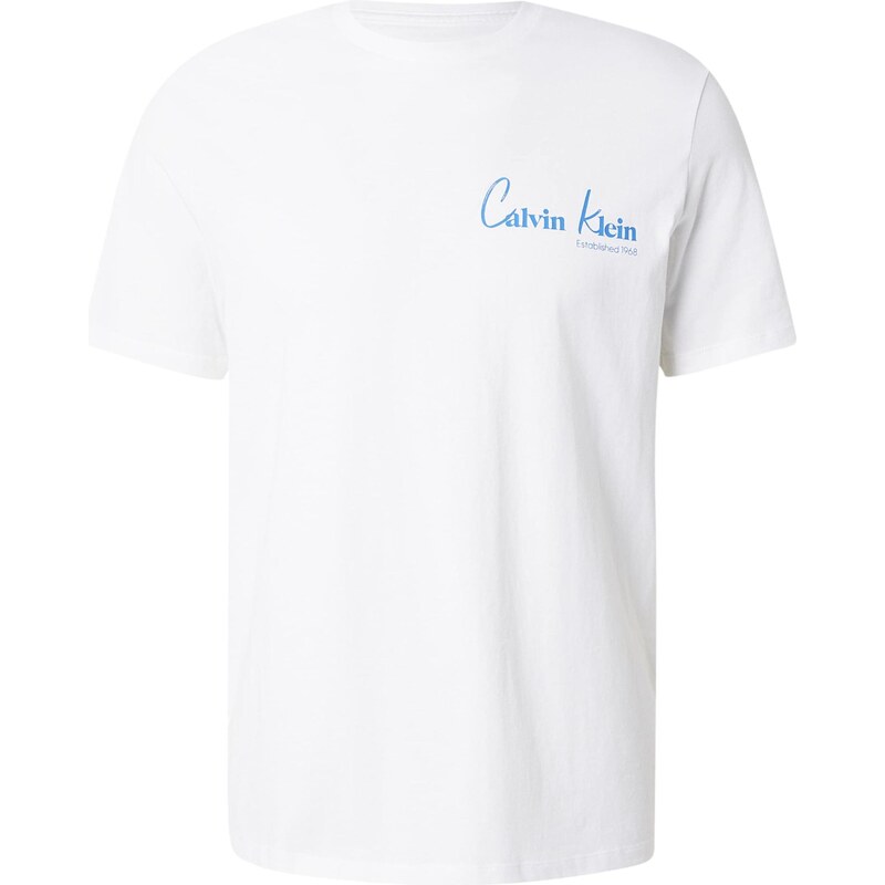 Calvin Klein Jeans Tričko 30S nebesky modrá / čierna / biela 67253505