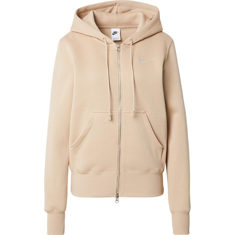 Nike Sportswear Tepláková bunda PHNX FLC svetlohnedá 67253493