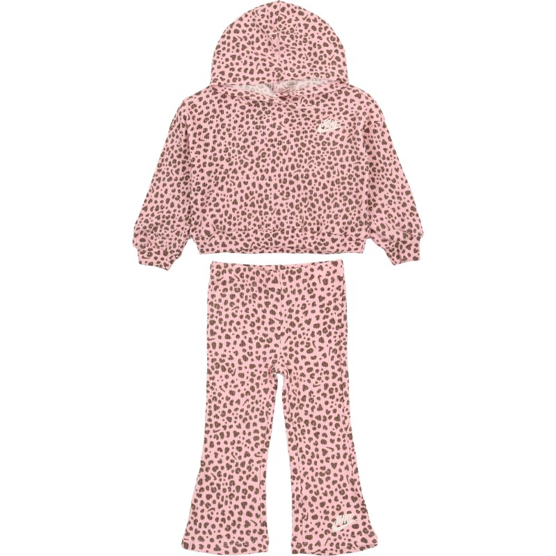 Nike Sportswear Joggingová súprava tmavohnedá / ružová 67253567