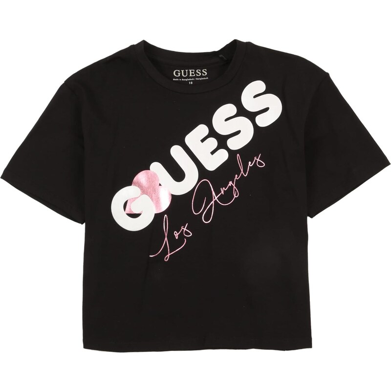 GUESS Tričko ružová / čierna / biela 67253588