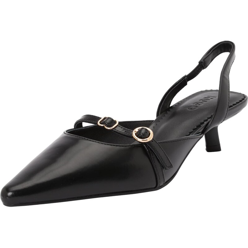 HUGO Lodičky s otvorenou pätou Seleny čierna 67253587