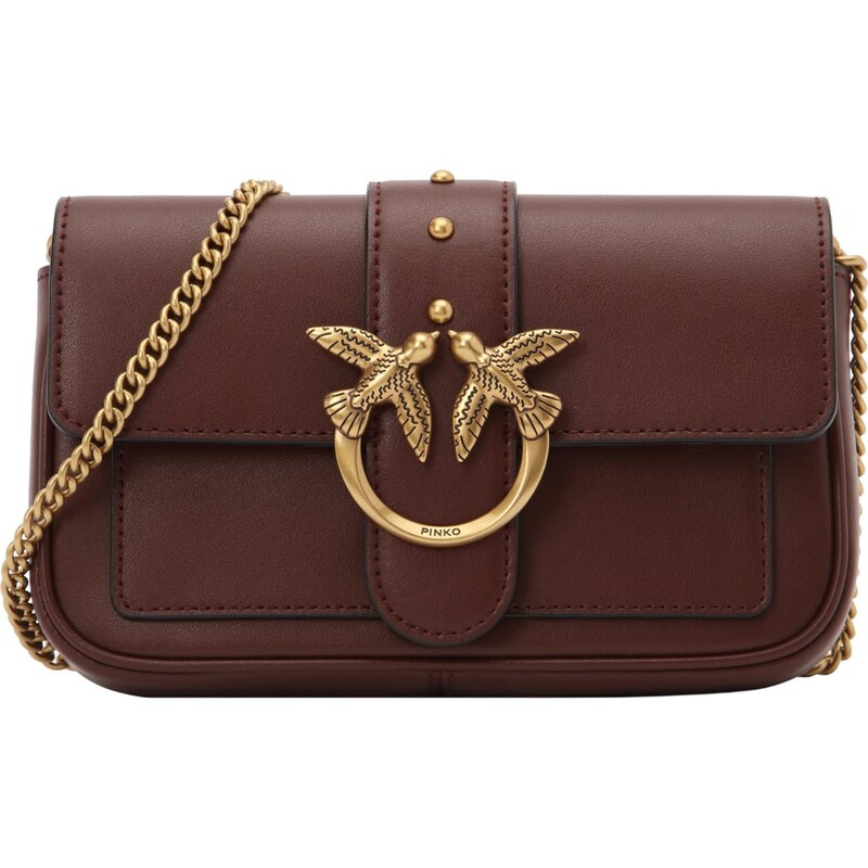 PINKO Taška cez rameno LOVE ONE burgundská 67253628