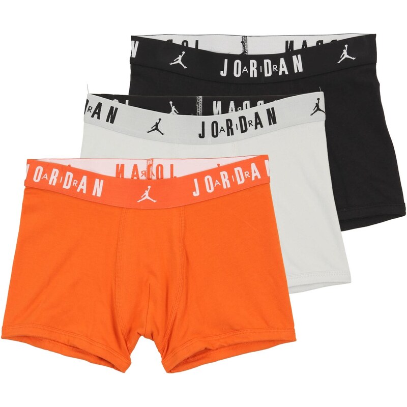 Jordan Nohavičky FLIGHT svetlosivá / neónovo oranžová / čierna 67253624