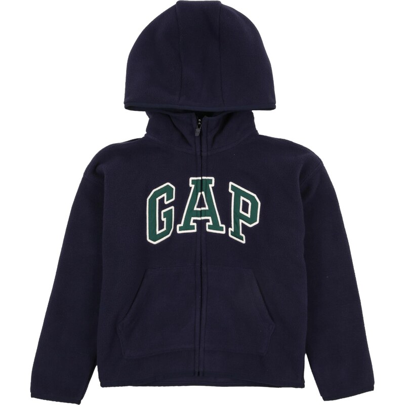 GAP Flisová bunda námornícka modrá / zelená / biela 67253640